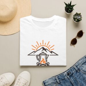 First Light, First Sip Illustration T-Shirt