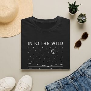 Into The Wild Moonlit Night Boat T-Shirt
