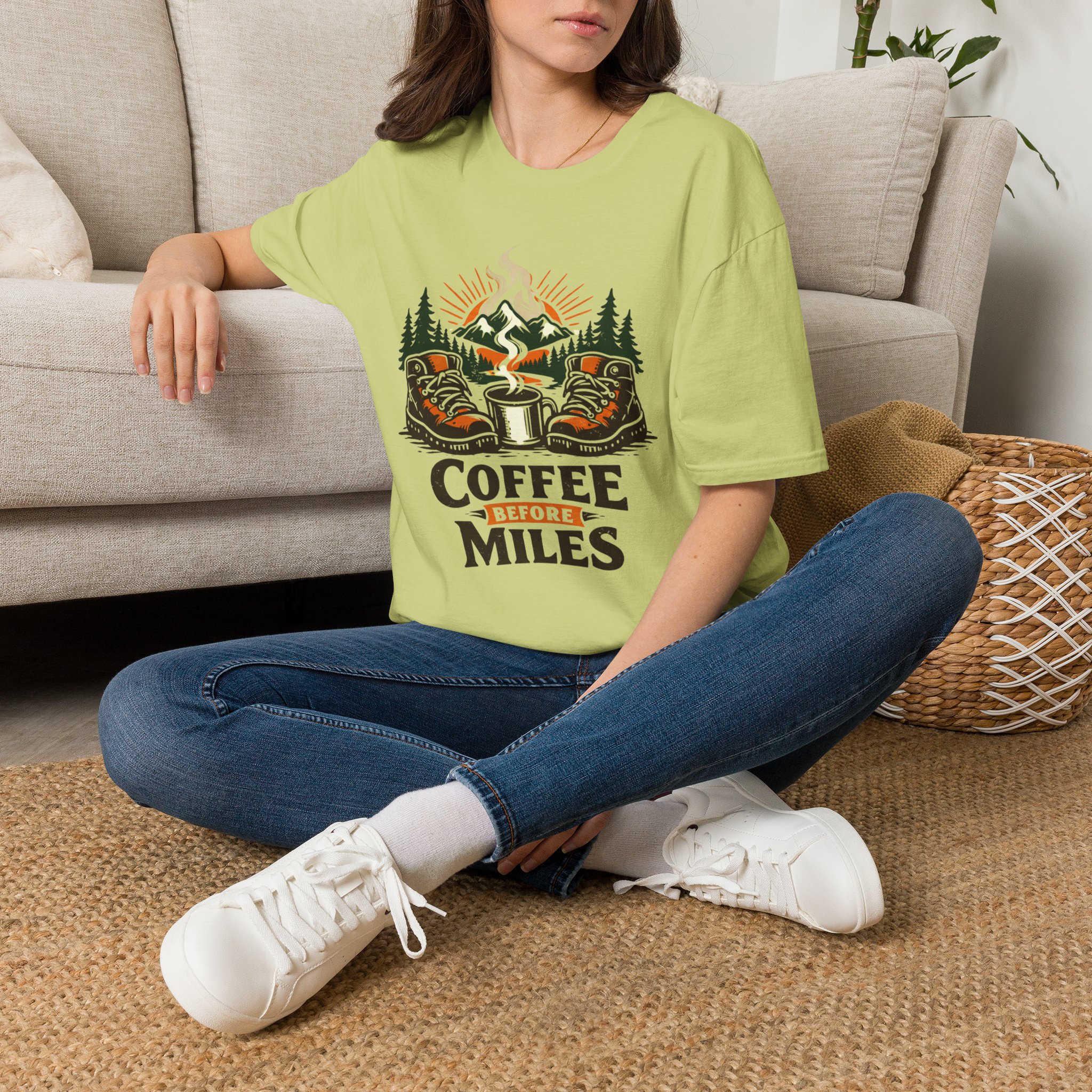 Coffee Before Miles T-Shirt - Image 22