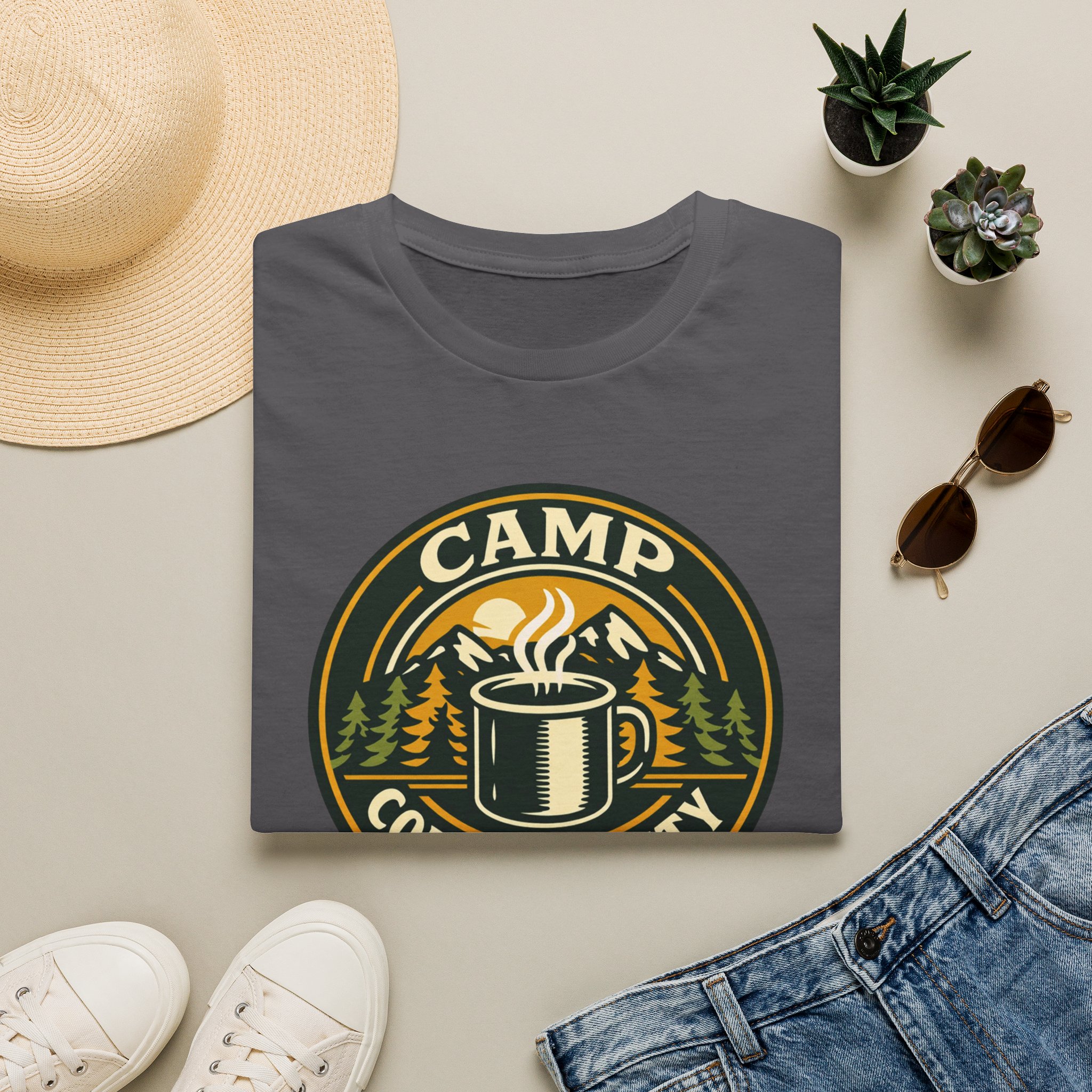 Camp Coffee Society T-Shirt - Image 25