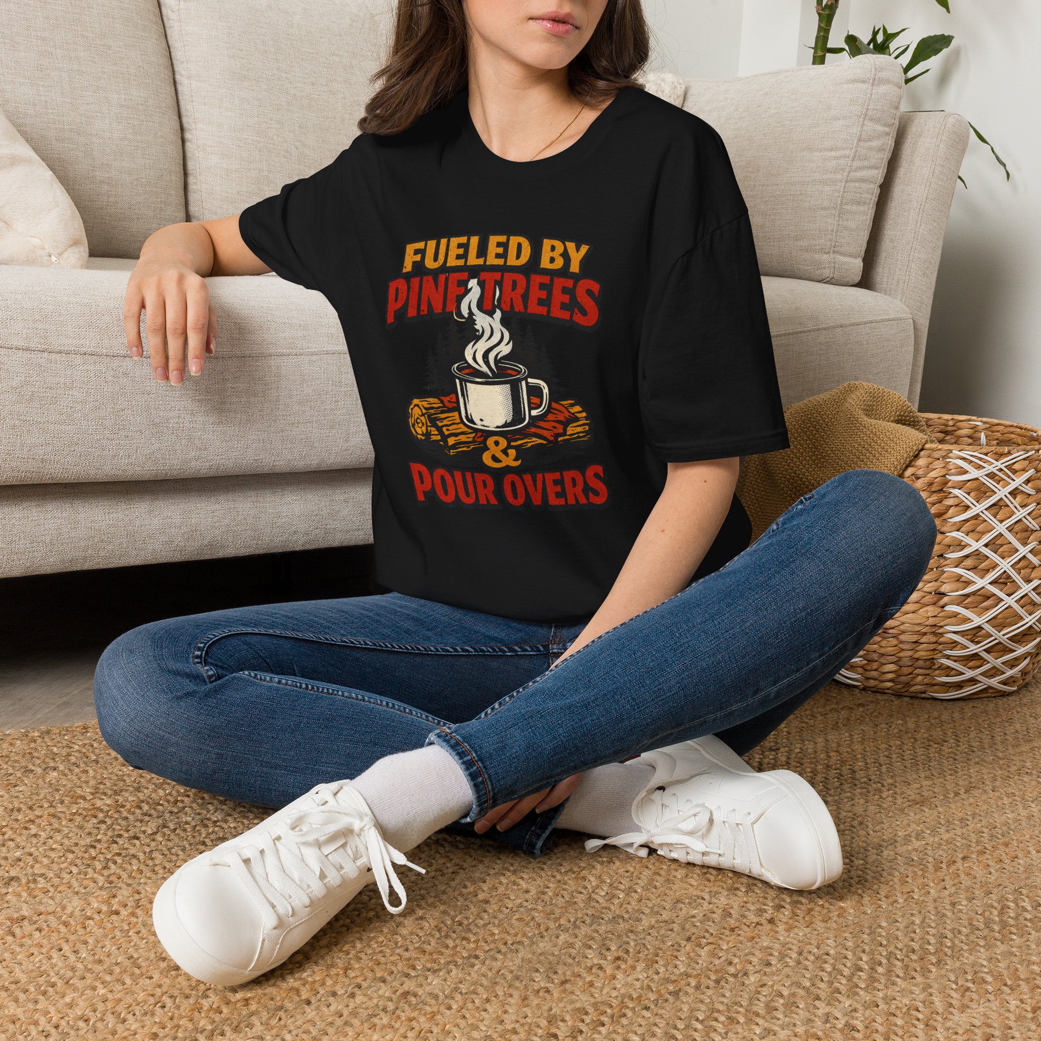 Fueled By Pine Trees And Pour Overs T-Shirt.png - Image 6