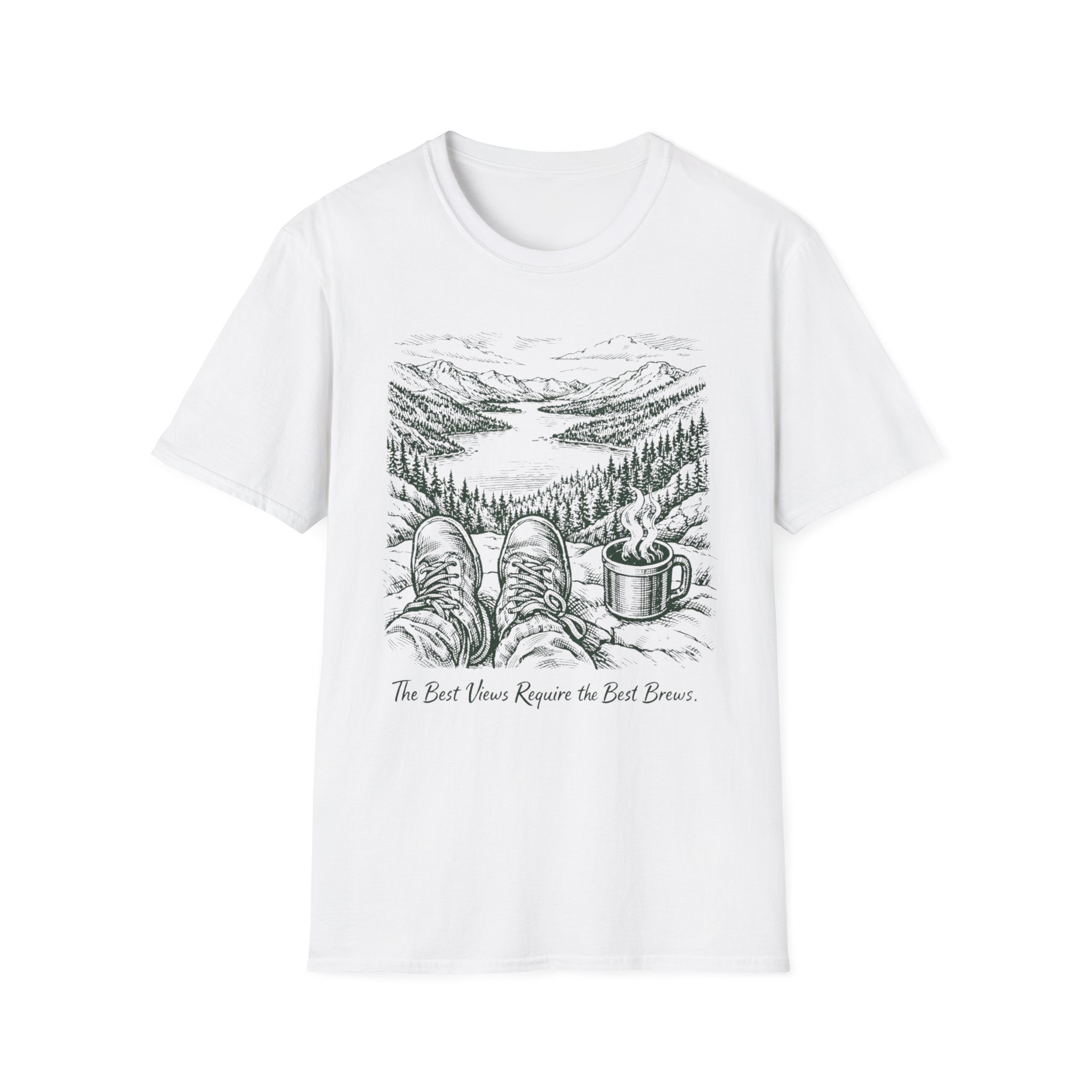The Best Views Require The Best Brews T-Shirt - Image 3
