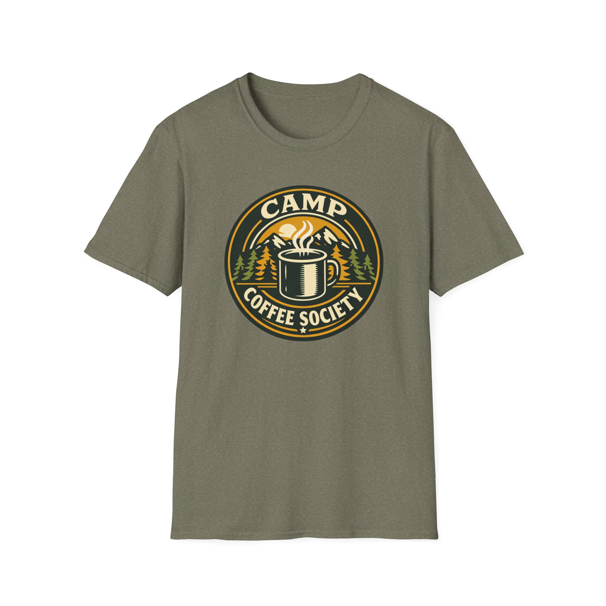Camp Coffee Society T-Shirt - Image 15