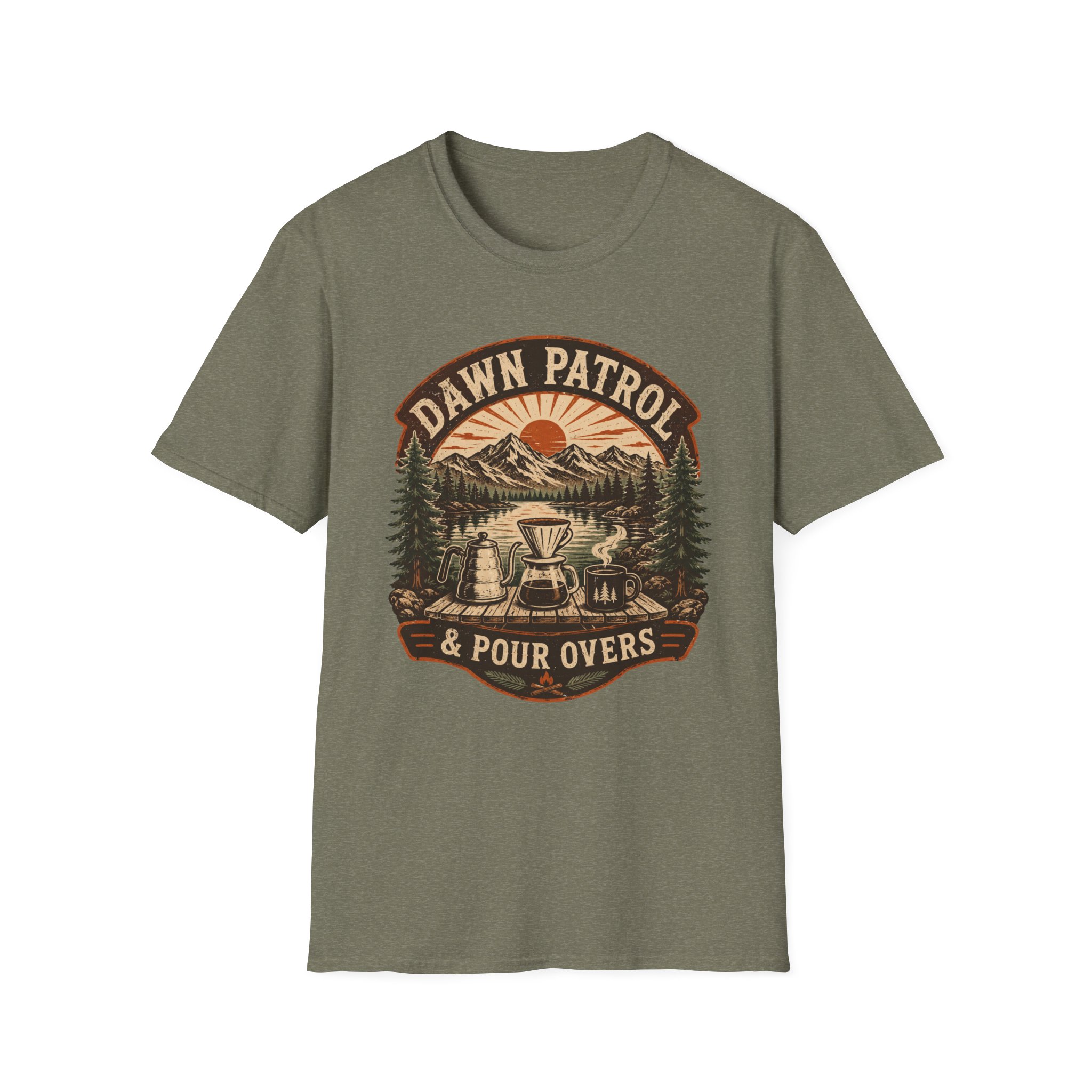 Dawn Patrol & Pour Overs T-Shirt - Image 15