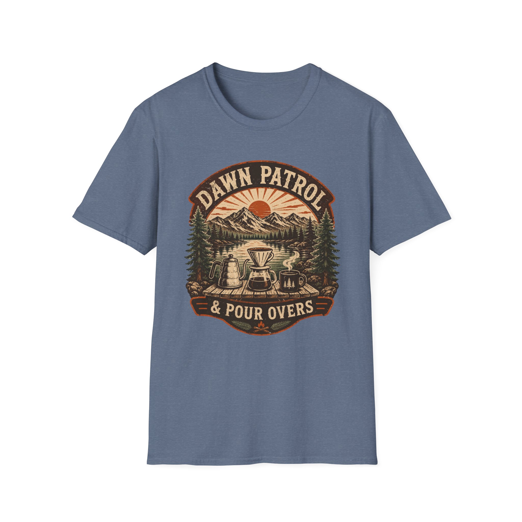 Dawn Patrol & Pour Overs T-Shirt - Image 23