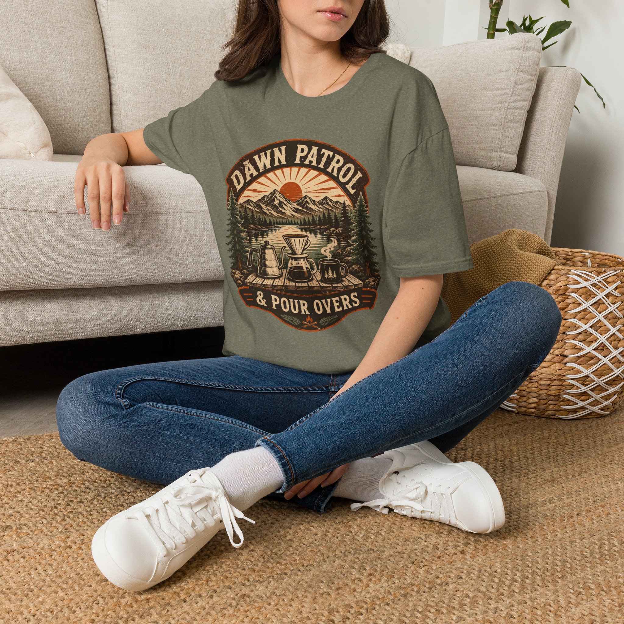 Dawn Patrol & Pour Overs T-Shirt - Image 14