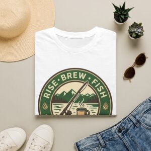 Rise Brew Fish Camp Life Vintage Badge T-shirt