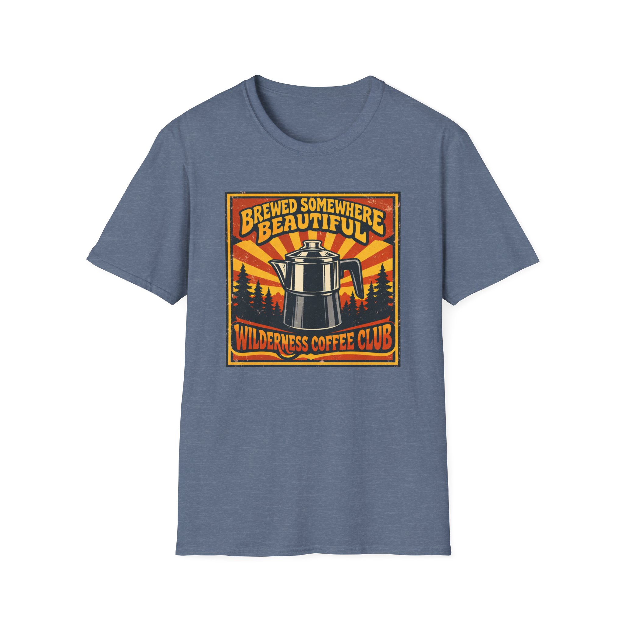 Brewed Somewhere Beautiful Poster Style T-shirt - Image 23