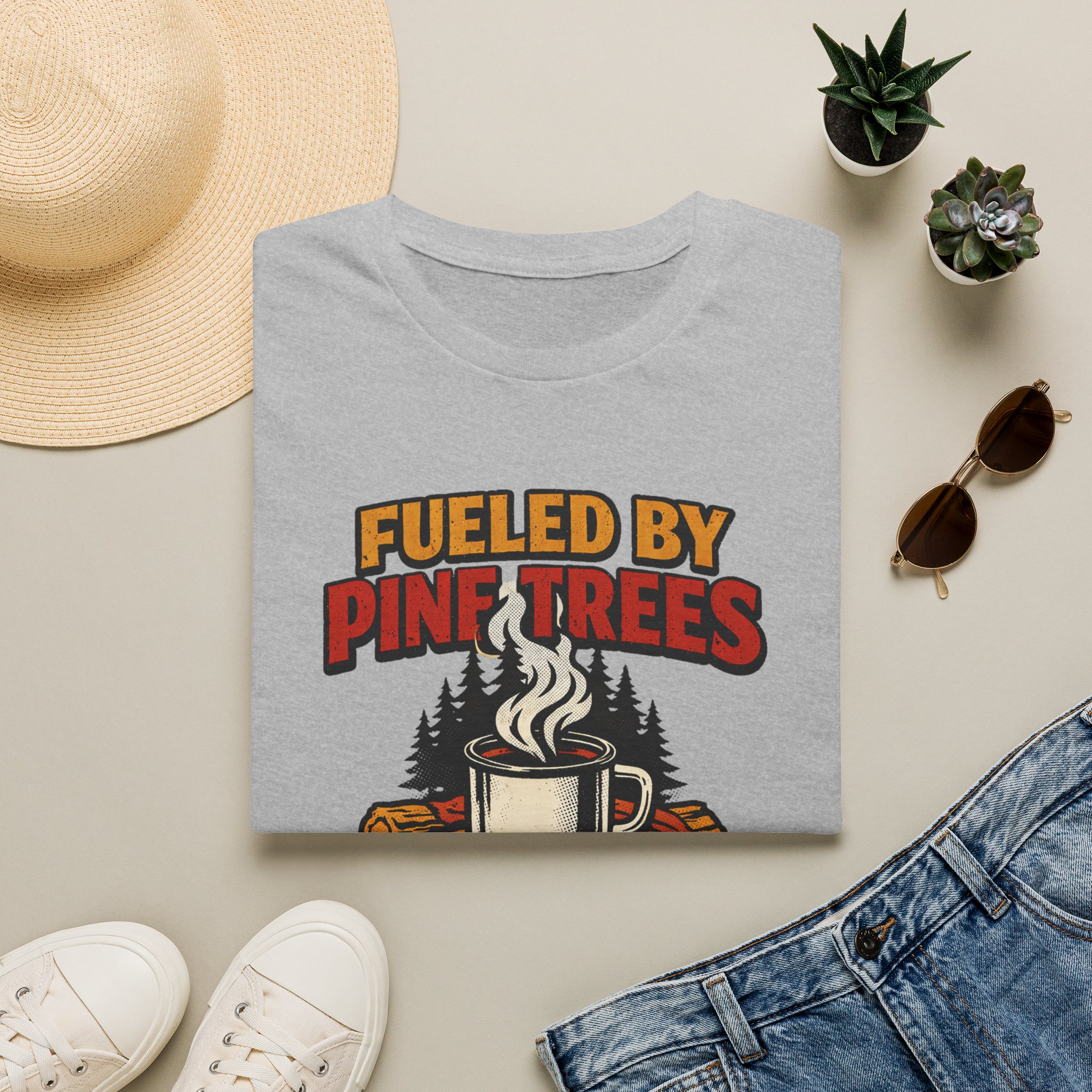 Fueled By Pine Trees And Pour Overs T-Shirt.png - Image 9