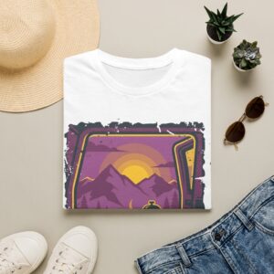 Purple Sunset Van Life Coffee French Press T-shirt