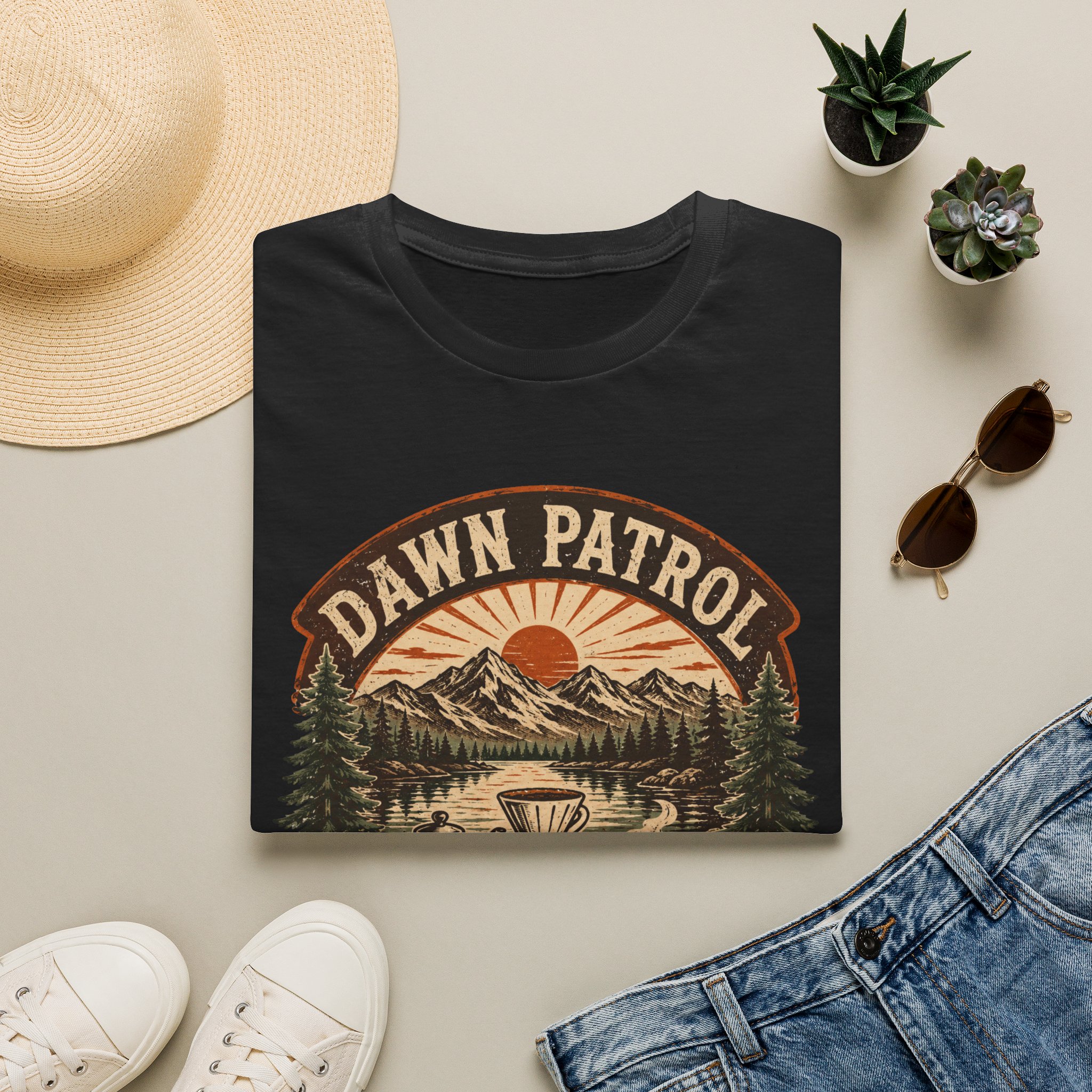 Dawn Patrol & Pour Overs T-Shirt - Image 5