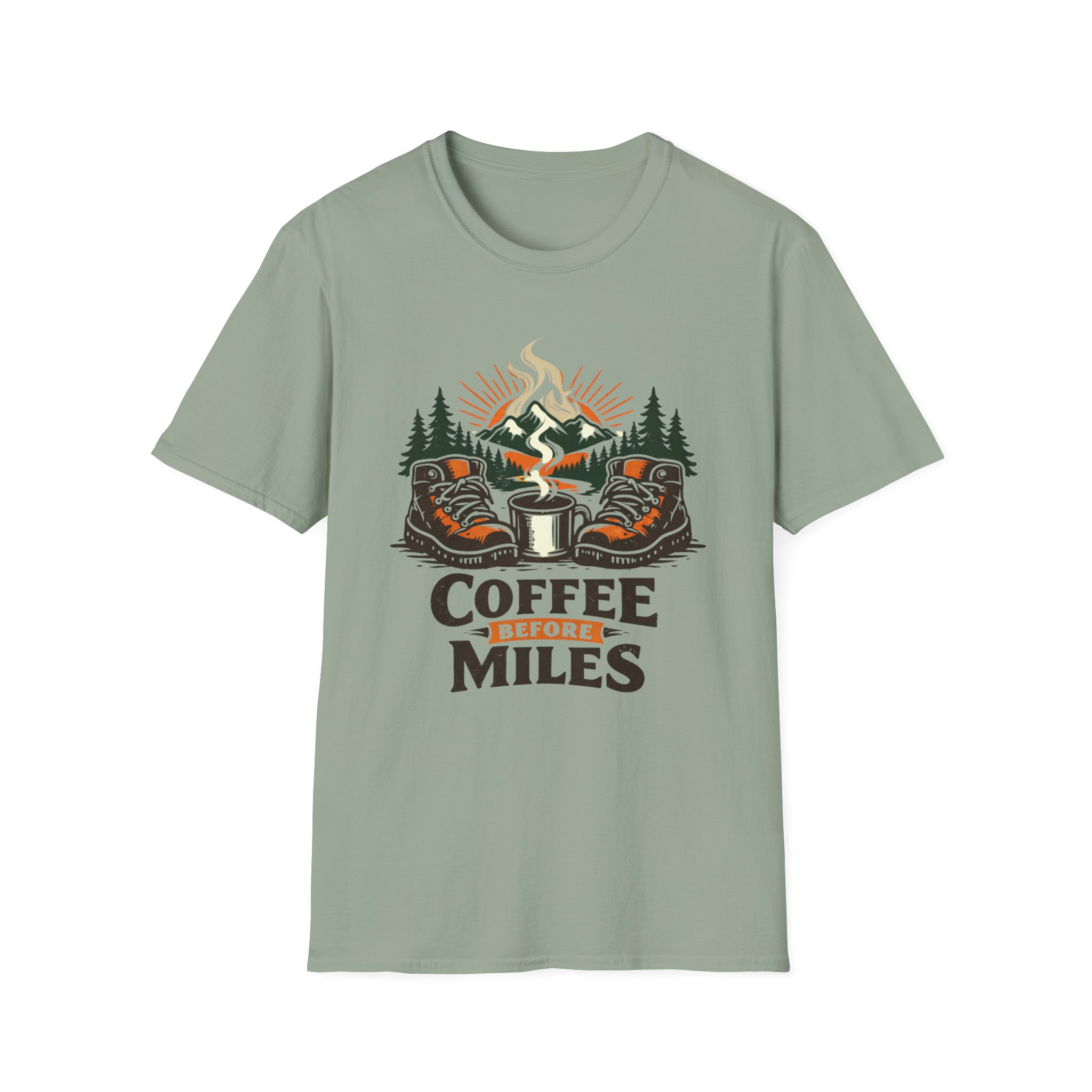 Coffee Before Miles T-Shirt - Image 35