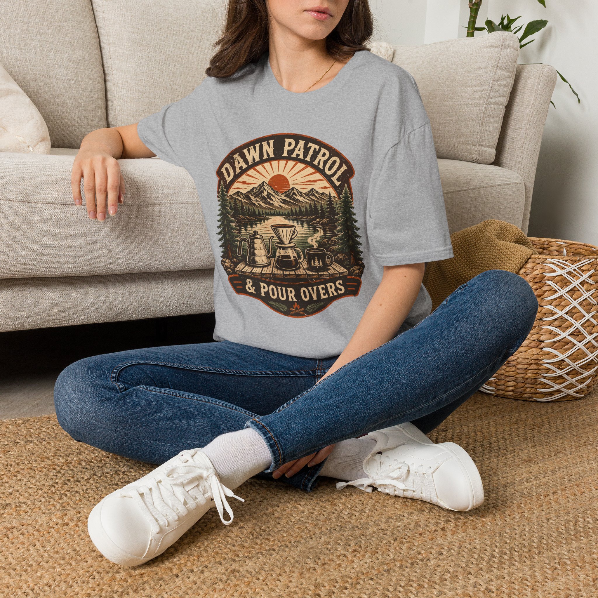 Dawn Patrol & Pour Overs T-Shirt - Image 10