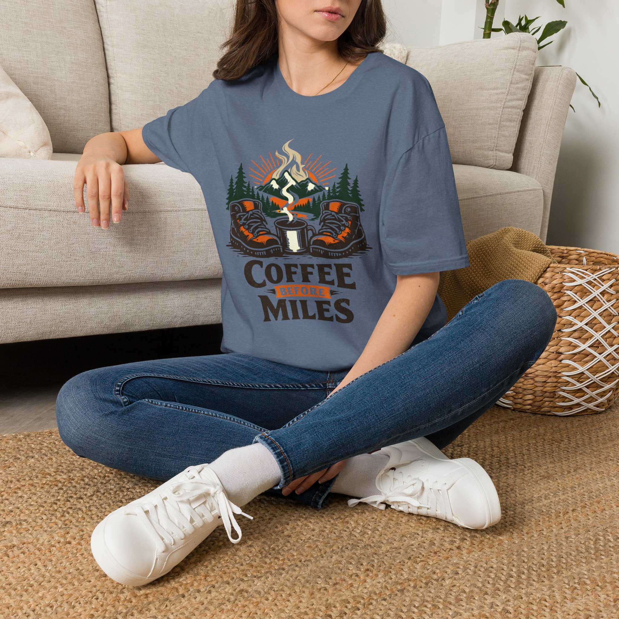 Coffee Before Miles T-Shirt - Image 42