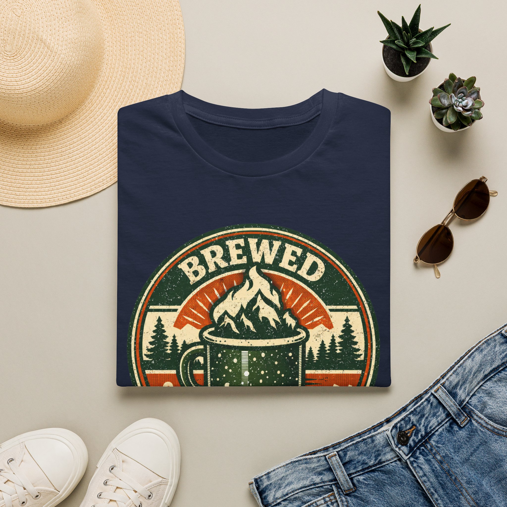 Brewed Somewhere Beautiful T-Shirt - Image 29