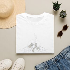 Brewed Somewhere Beautiful Mountains T-Shirt