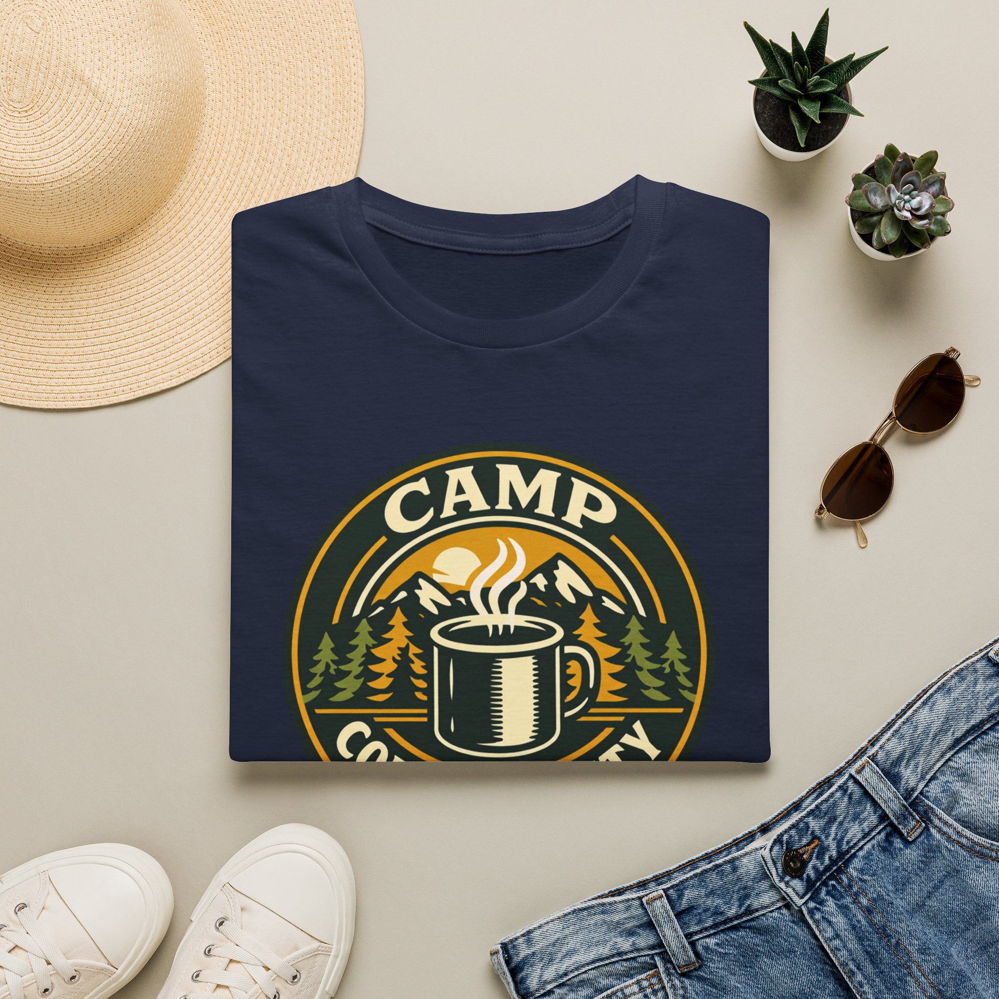 Camp Coffee Society T-Shirt - Image 29